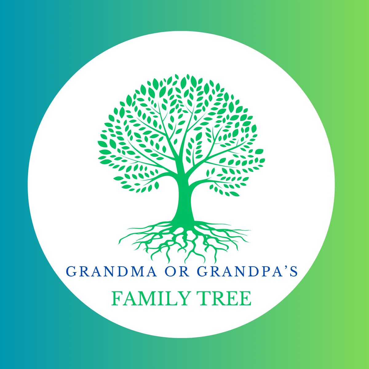 Grandma's or Grandpa's Family Tree